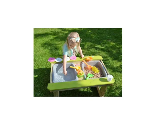 Masa de picnic senzoriala cu loc pentru nisip si apa T1 Wendi Toys