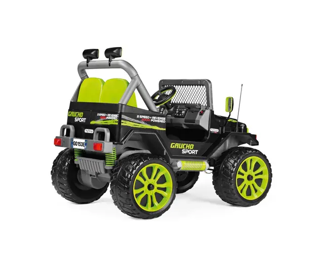 Masina electrica P Gaucho Sport 12V VerdeNegru