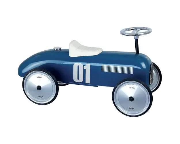 Masina metal bleu vintage