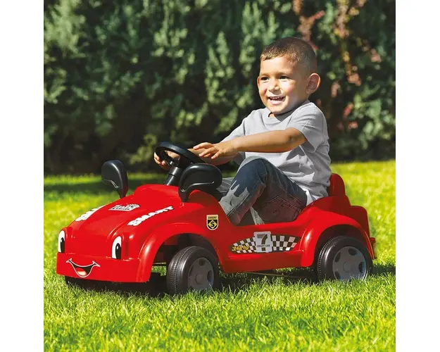 Masina Smart cu pedale rosie