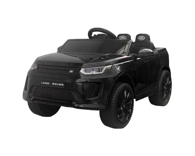 Masinuta electrica cu scaun de piele Land Rover Discovery BBH-023 negru