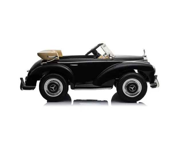 Masinuta electrica de epoca cu telecomanda Mercedes 300S negru