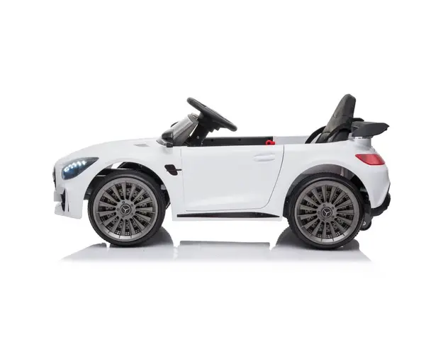 Masinuta electrica Mercedes GTR AMG mica BBH-011 alb