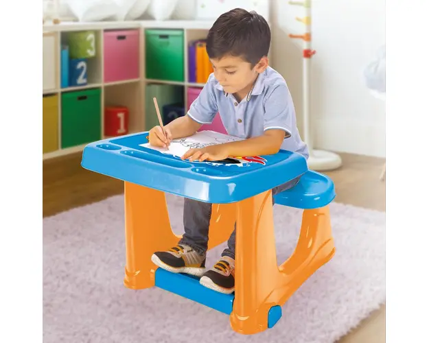 Masuta de studiu cu scaun Hot Wheels