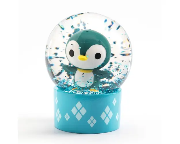 Mini glob cu zapada Djeco iepuras