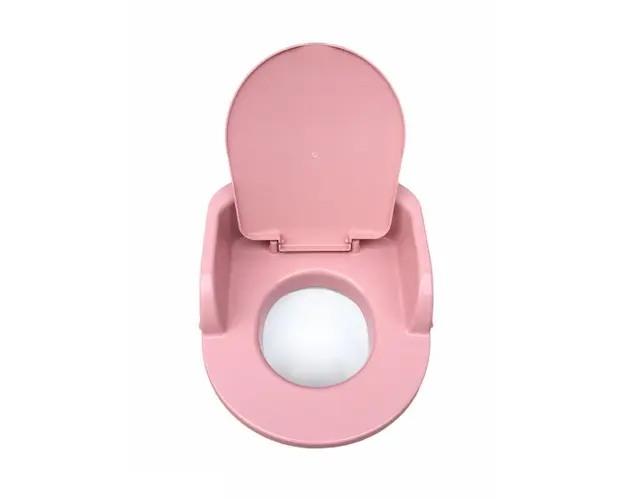 Minitoaleta pentru copii Bear Dark Pink