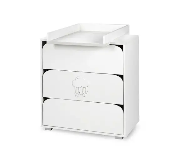 Mobilier camera copii si bebelusi Nel Cloud Alb