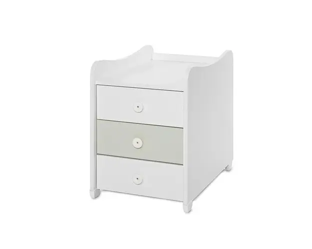 Mobilier Maxi Plus 167x72x105 cm transformabil White Milky Green