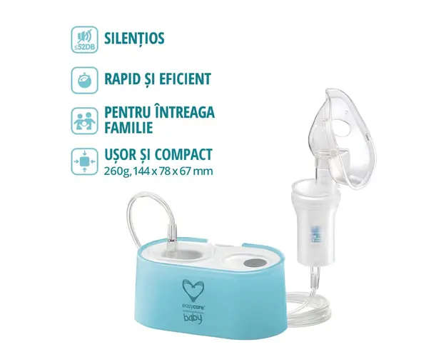 Nebulizator EasyCare Baby cu micro compresor model VP-D2