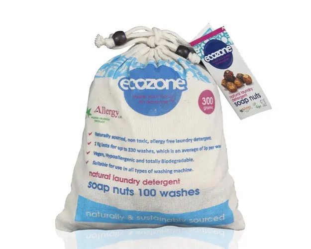 Nuci de sapun bio 100 de spalari Ecozone 300 g