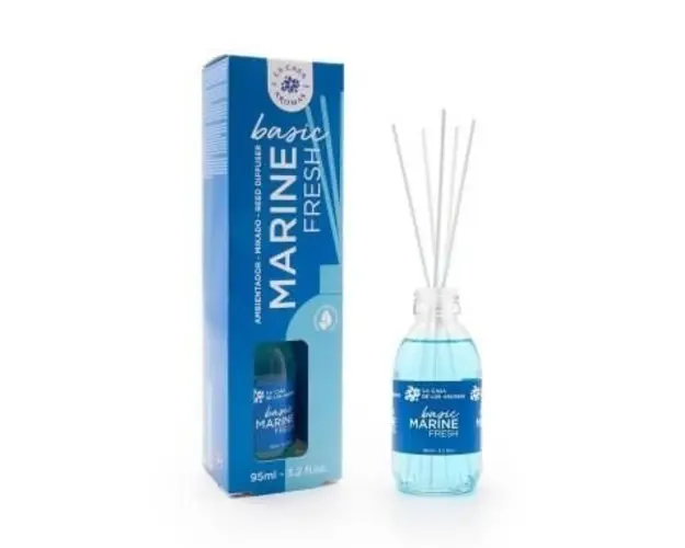 Odorizant de camera cu betisoare de rattan Basic miros Marine 95ml