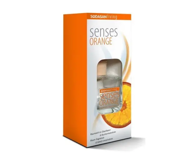 Odorizant de camera Senses portocala 200ml Sodasan