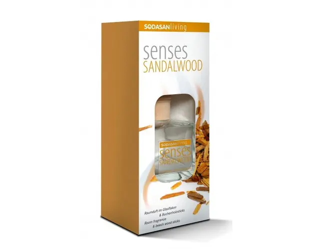 Odorizant de camera Senses Santal 200ml Sodasan