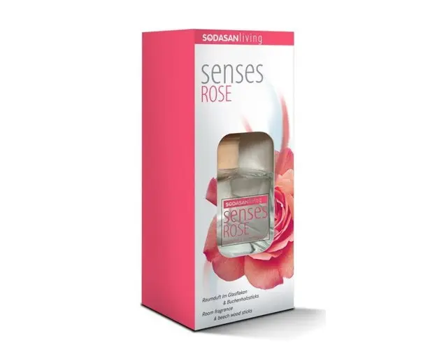 Odorizant de camera Senses Trandafir 200ml Sodasan