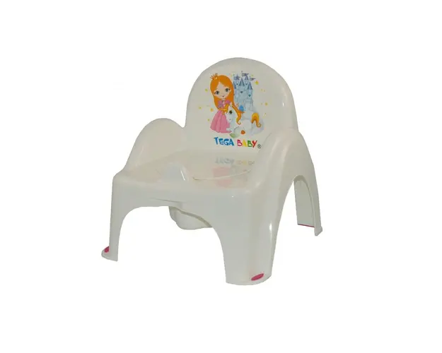 Olita muzicala tip scaunel Printesa alb