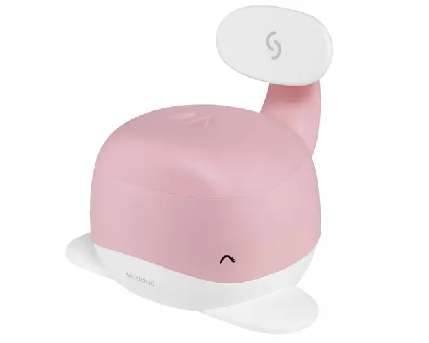 Olita pentru copii Pottili Skiddou balenuta cu capac Keep pink