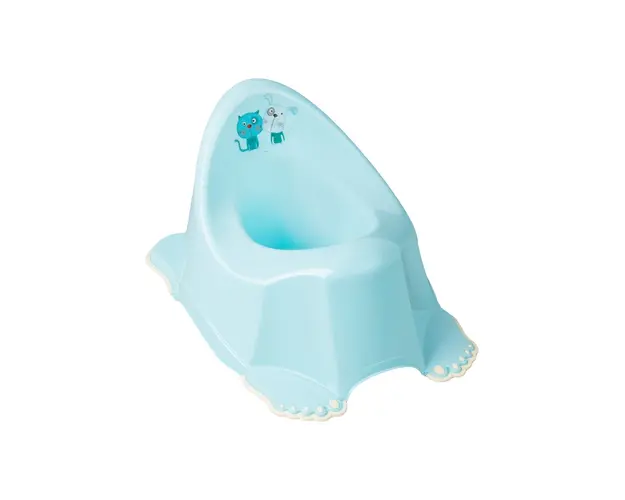 Olita plastic antiderapanta CatDog albastra