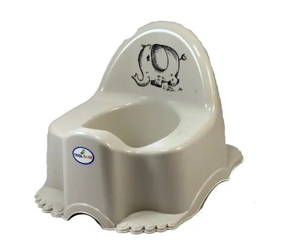 Olita muzicala Elefant gri