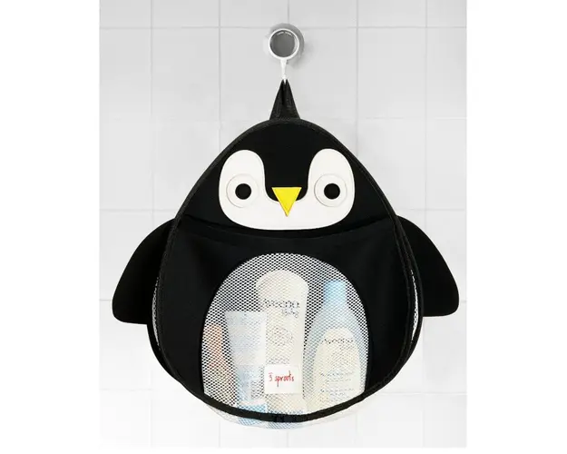 Organizator de baie pentru cosmetice si jucarii Pinguin 3 Sprouts