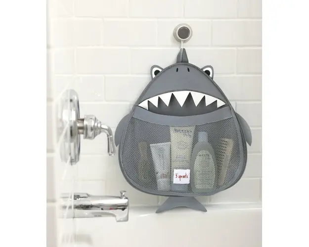 Organizator de baie pentru cosmetice si jucarii Rechin 3 Sprouts