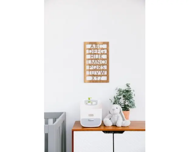 Organizator scutece Ubbi alb si gri