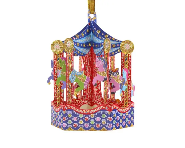 Ornament de brad Craciun Santoro Baubles Carousel