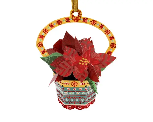 Ornament de brad Craciun Santoro Baubles Craciunita