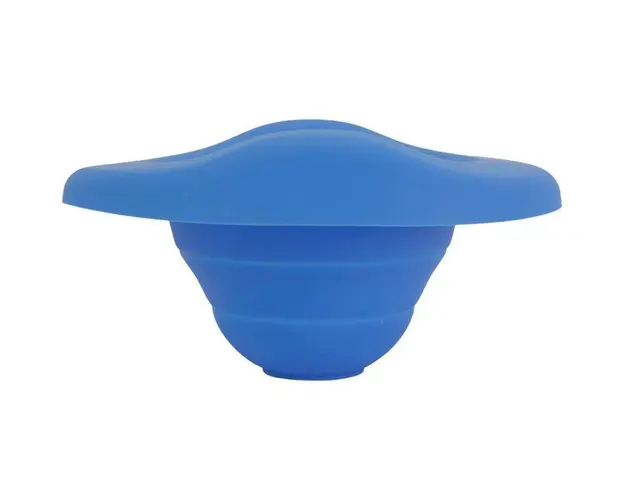 Pachet economic albastru Potette Plus olita portabila + liner reutilizabil + 10 pungi biodegradabile