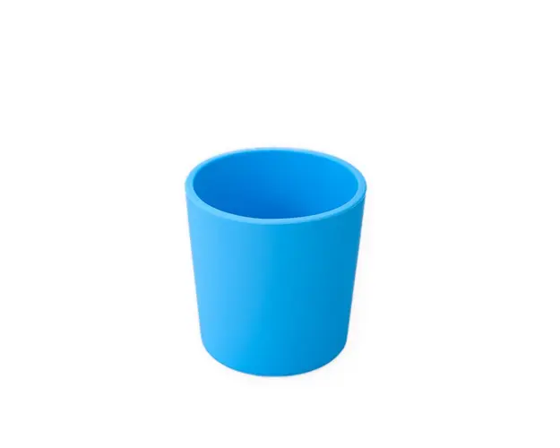 Pahar Oaki din silicon pentru copii 180ml albastru