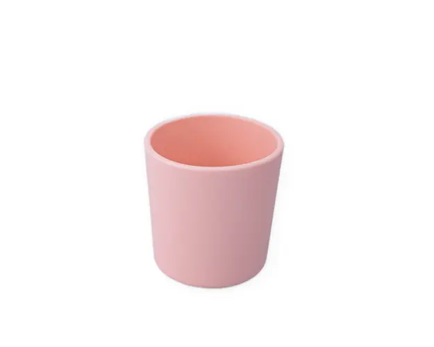 Pahar Oaki din silicon pentru copii 180ml Roz pal