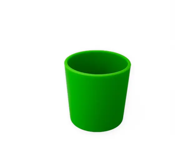 Pahar Oaki din silicon pentru copii 180ml Verde