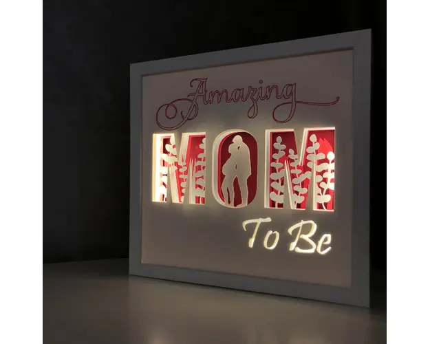 Tablou luminos Parinti si copii 002