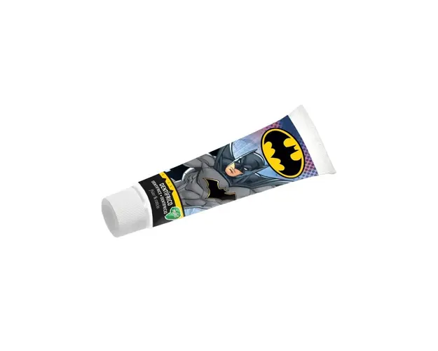 Pasta de dinti pentru copii, Batman, 75 ml, Fara gluten, mentolata