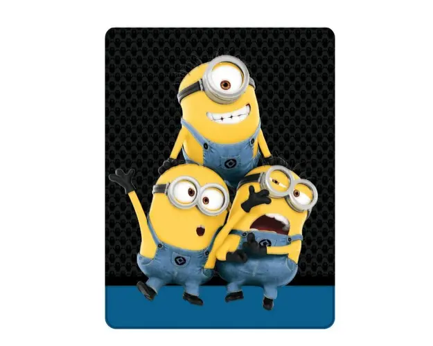 Patura pentru copii Minions 150x120 cm Kaufmann