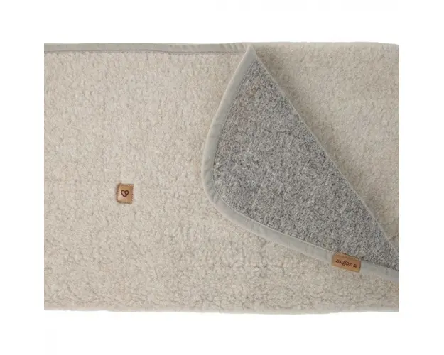 Patura din lana de miel Womar Zaffiro 100x150 cm bej