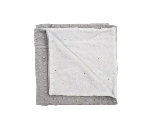 Patura in strat dublu cu buline in relief 120x90 cm