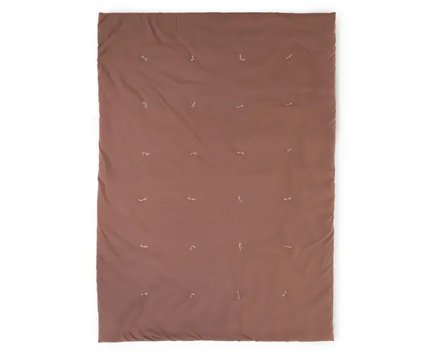 Patura matlasata Childhome Jerse ruginiu 140x100 cm