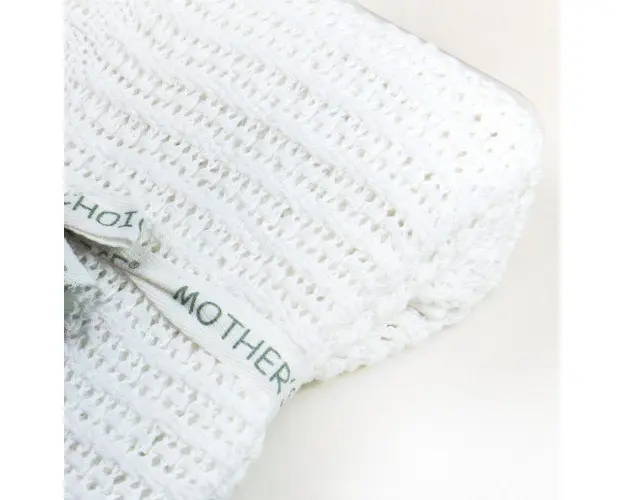 Paturica celulara din bumbac alba 70 x 90 cm