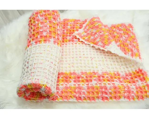 Paturica crosetata frez 100x100 cm