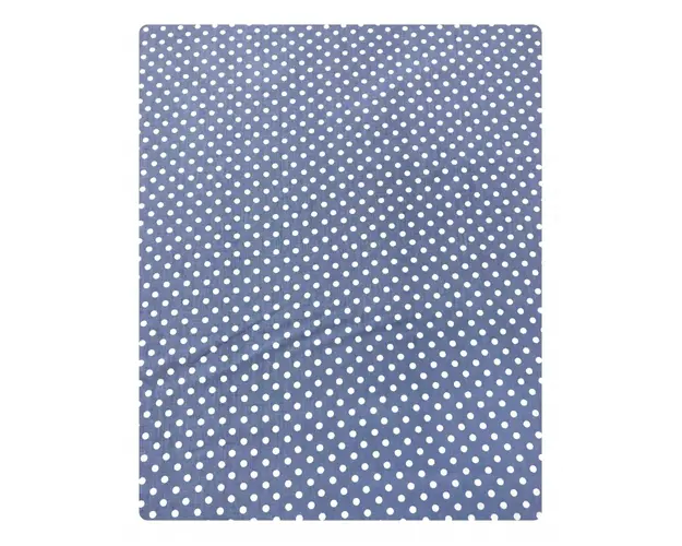 Paturica dubla de vara bebelusi DeLuxe 98x78 cm Buline pe albastru