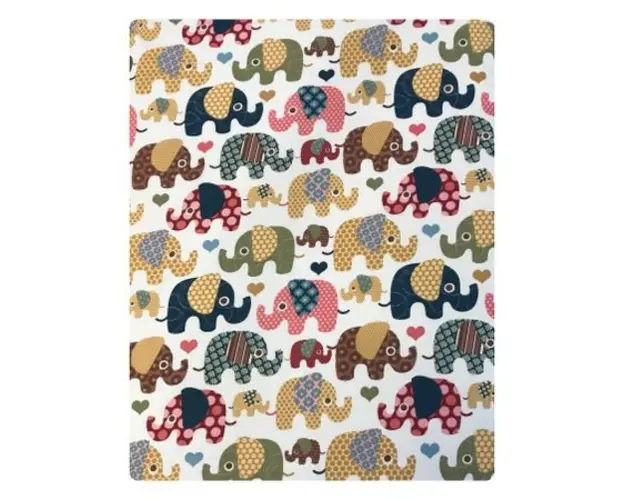 Paturica de vara Junior Elefanti maro