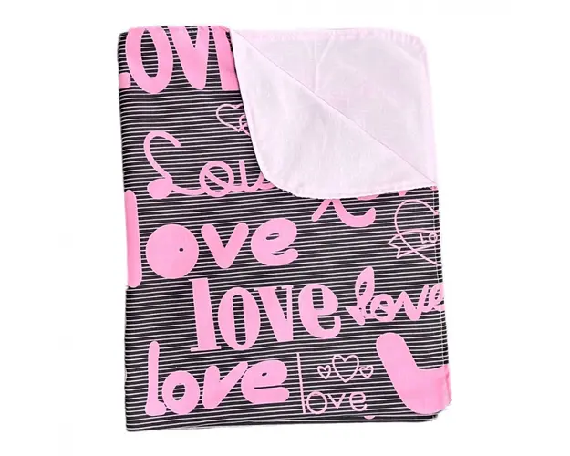 Paturica dubla de vara Junior DeLuxe 100x135 cm Love