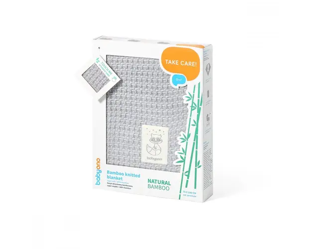 Paturica pentru copii Baby Ono Bamboo gri