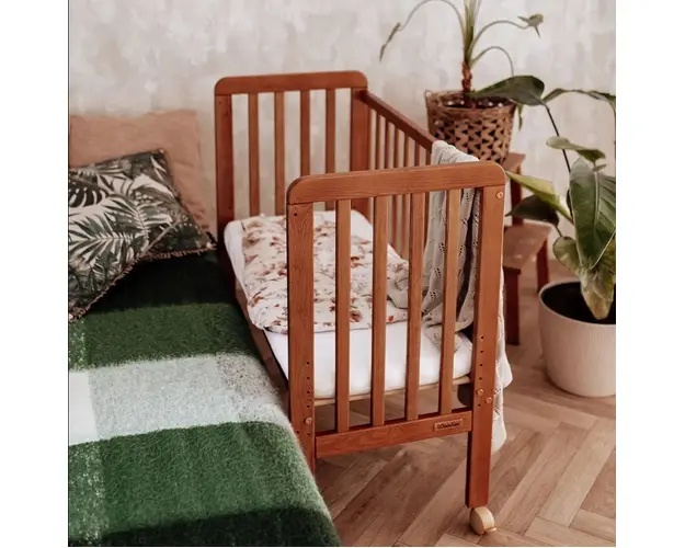Patut bebe din lemn masiv bedside Vintage 90 x 40 cm
