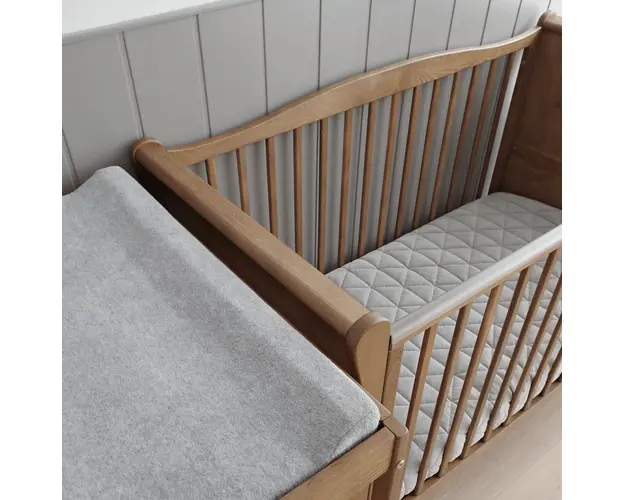 Patut din lemn pentru bebe inaltime saltea reglabila Noble Vintage 120x60 cm