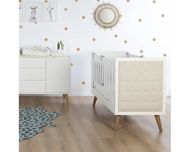 Patut Childhome Retro Rio 60x120 cm Mdf Alb