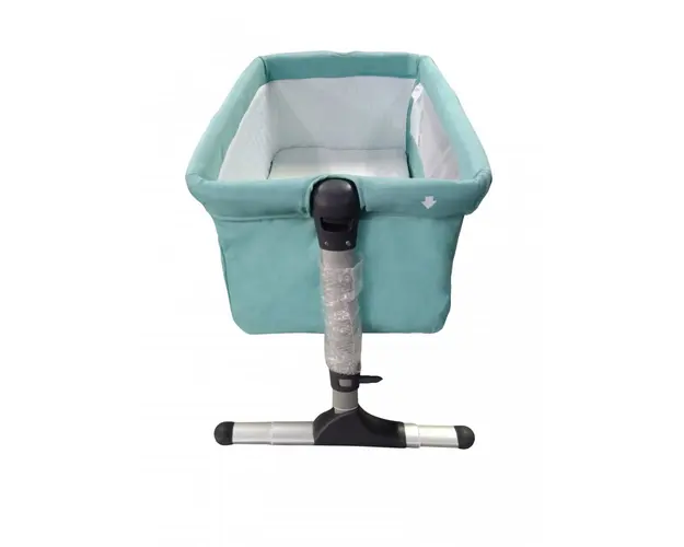 Patut Co sleeper Bebe Royal cu leganare Turcoaz