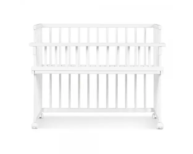 Patut copii lemn Klups Piccolino alb 90x40 cm