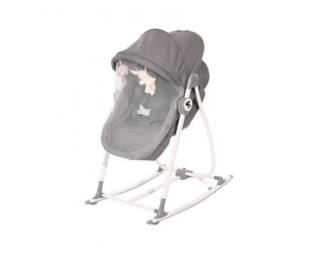 Patut leagan pentru nou nascut 2 in 1 Alicante Grey
