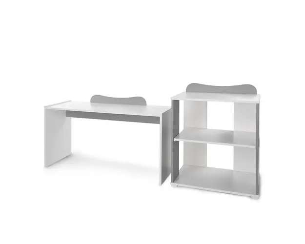 Patut modular multifunctional 5 configurari diferite 190 x 72 cm Multi White Stone Grey